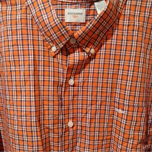 Docker Short Sleeve Button Up Shirt. Size 4XL